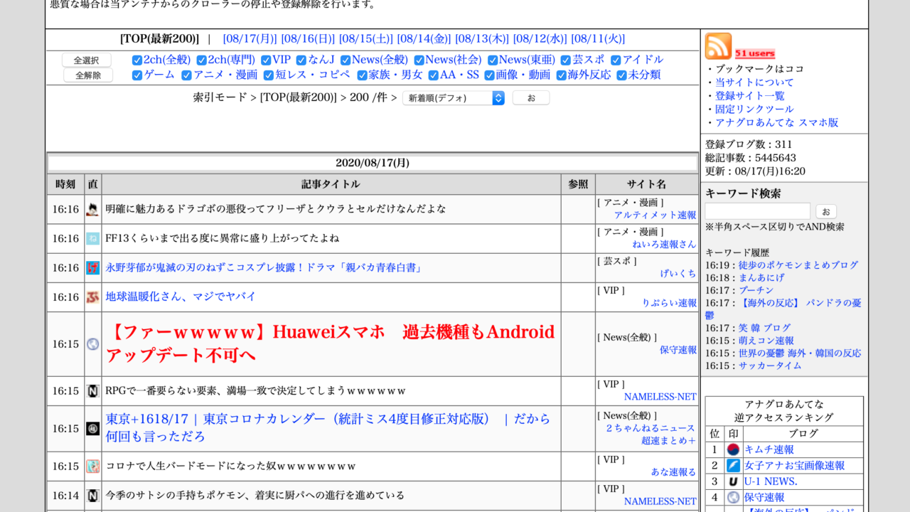 まとめ 海外の反応 アンテナ